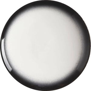 Bílo-černý keramický talíř Maxwell & Williams Caviar, ø 27 cm