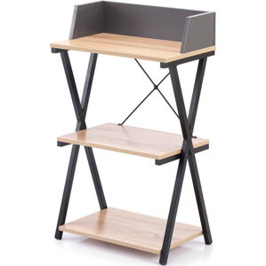 Pracovní stůl s deskou v dubovém dekoru 30x50 cm Hexe – Homede