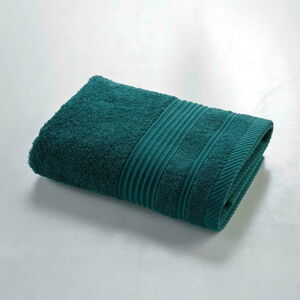 Tmavě zelený froté bavlněný ručník 50x90 cm Tendresse – douceur d'intérieur