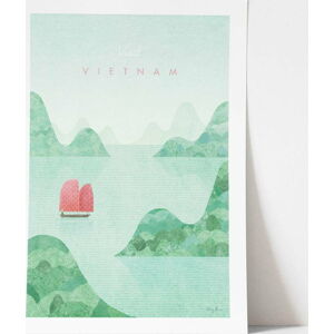 Plakát Travelposter Vietnam, 30 x 40 cm