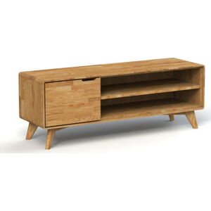 TV stolek z dubového dřeva 134x48 cm Greg - The Beds