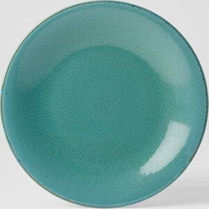 Tyrkysově modrý keramický talíř MIJ Peacock, ø 21 cm