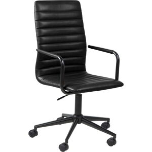 Černá kancelářská židle na kolečkách Actona Wislow