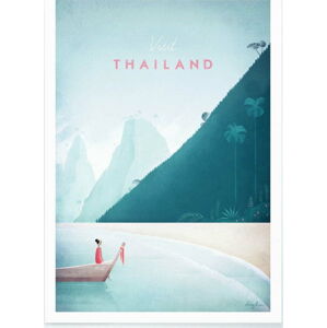 Plakát Travelposter Thailand, 30 x 40 cm