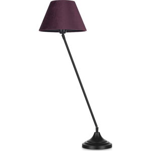 Černo-fialová stolní lampa Markslöjd Garda