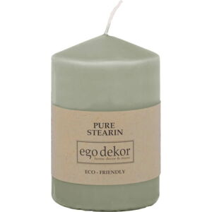 Tyrkysově modrá svíčka Eco candles by Ego dekor Top, doba hoření 25 h