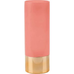 Růžovo-zlatá váza PT LIVING Glamour, výška 25 cm