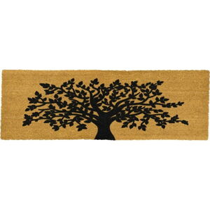 Rohožka z přírodního kokosového vlákna Artsy Doormats Tree Of Life, 120 x 40 cm