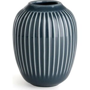 Antracitová kameninová váza Kähler Design Hammershoi, ⌀ 8,5 cm