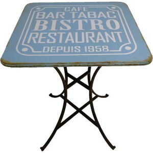 Kovový stůl Pub Bleu