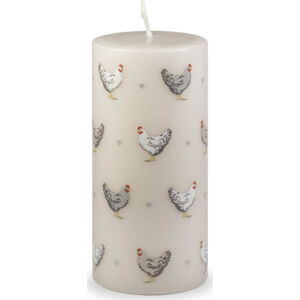 Béžová velikonoční svíčka Unipar Cute Hens, doba hoření 73 h