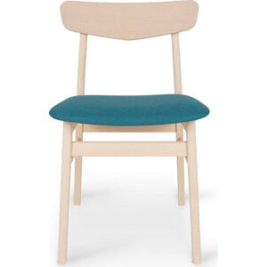 Tyrkysová/přírodní jídelní židle z bukového dřeva Mosbol – Hammel Furniture
