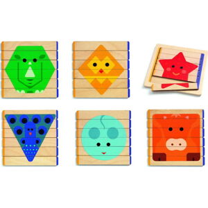 Dětské dřevěné puzzle Djeco Animale