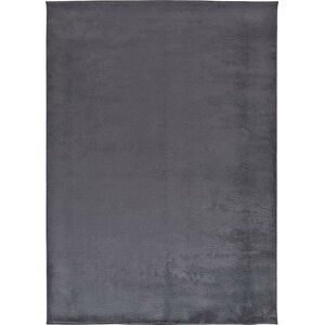 Tmavě šedý koberec z mikrovlákna 60x100 cm Coraline Liso – Universal