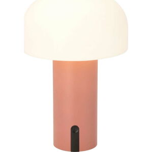 Bílá/růžová LED stolní lampa (výška 22,5 cm) Styles – Villa Collection