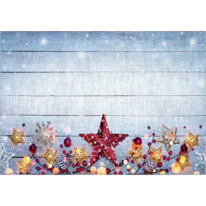 Koberec Vitaus Christmas Period Star, 50 x 80 cm