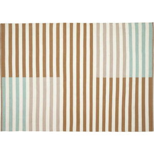 Pruhovaný koberec z recyklovaného plastu La Forma Aien, 160 x 230 cm
