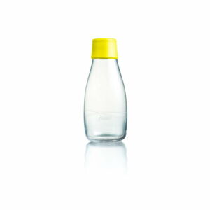 Žlutá skleněná lahev ReTap s doživotní zárukou, 300 ml