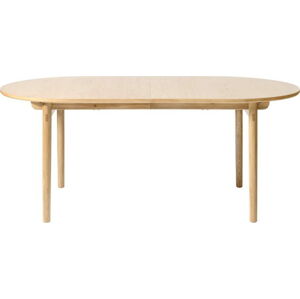 Rozkládací jídelní stůl v dekoru dubu 100x190 cm Carno – Unique Furniture