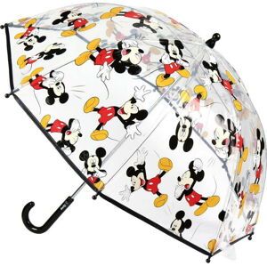 Transparentní dětský deštník Ambiance Mickey, ⌀ 71 cm
