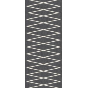Tmavě šedý běhoun Floorita Fiord, 60 x 115 cm