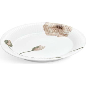 Bílý porcelánový talíř Kähler Design Hammershøi Poppy, ø 27 cm