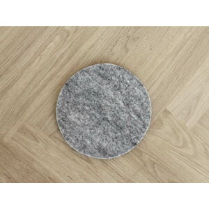 Ocelově šedý plstěný podtácek z vlny Wooldot Felt Coaster, ⌀ 30 cm