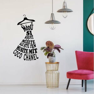 Samolepka na zeď s citátem Ambiance Coco Chanel