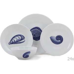 24dílná sada porcelánového nádobí Kutahya Faklia