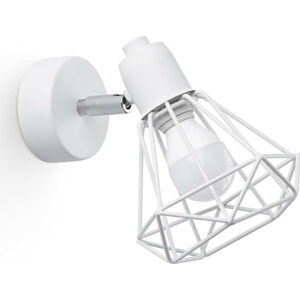Bílé nástěnné svítidlo ø 10 cm Varpu – Nice Lamps