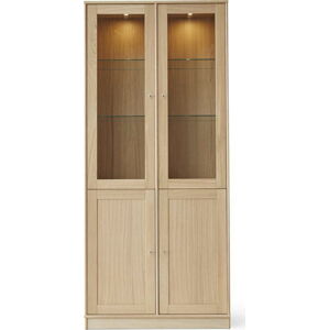 Vitrína s osvětlením v dekoru dubu 89x199 cm Mistral - Hammel Furniture