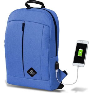 Modrý batoh s USB portem My Valice GALAXY Smart Bag