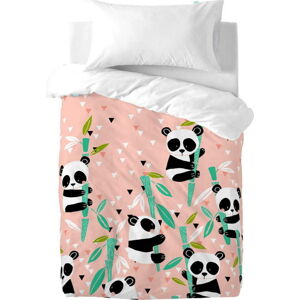Dětské bavlněné povlečení Moshi Moshi Panda Garden, 100 x 120 cm