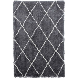 Šedý koberec Think Rugs Morocco, 120 x 170 cm