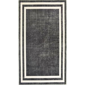 Bílo-šedý pratelný koberec běhoun 200x80 cm - Vitaus
