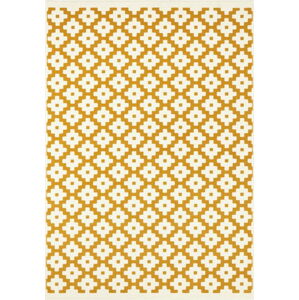Krémovo-žlutý koberec Hanse Home Celebration Lattice, 160 x 230 cm