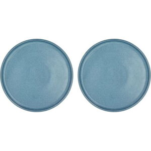 Sada 2 modrých porcelánových dezertních talířů Villa Collection Fjord, ø 20,8 cm