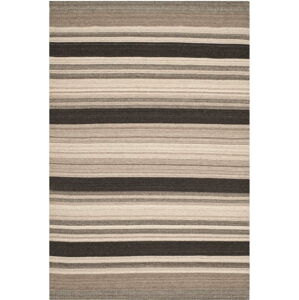 Hnědý vlněný koberec Safavieh Nico, 243 x 152 cm