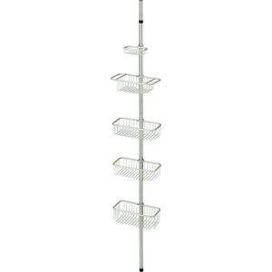 Kovový organizér s nastavitelnou výškou tyče iDesign Forma, 152 - 274 cm
