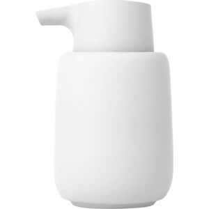 Bílý keramický dávkovač na mýdlo Blomus Sono, objem 0,25 l