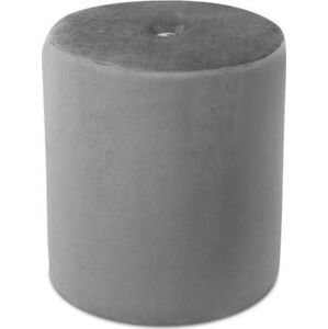 Světle šedý puf Mazzini Sofas Fiore, ⌀ 40 cm