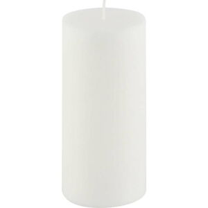 Bílá svíčka Ego Dekor Cylinder Pure, doba hoření 50 h