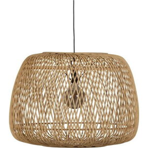 Přírodní závěsná lampa z bambusu WOOOD Moza, ø 70 cm