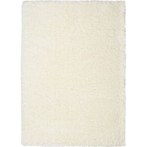 Bílý koberec Universal Floki Liso, 60 x 120 cm