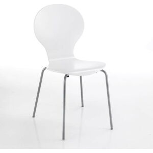 Bílé jídelní židle v sadě 2 ks Baldi - Tomasucci