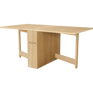 Rozkládací stůl z dubového dřeva Woodman Mel
