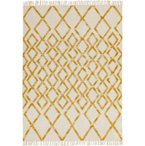 Béžovo-žlutý koberec Asiatic Carpets Hackney Diamond, 120 x 170 cm