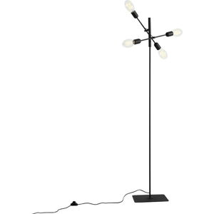 Černá stojací lampa pro 4 žárovky Custom Form Twigo
