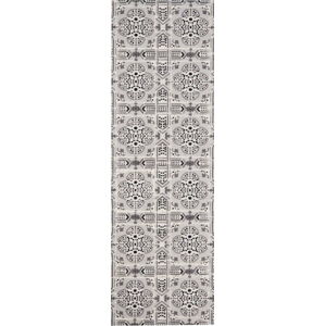 Šedý běhoun Zala Living Cook & Clean Tile, 45 x 140 cm
