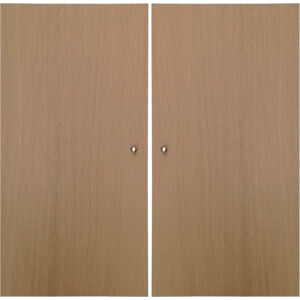Dvířka v dekoru dubu pro modulární policový systém 2 ks 32x66 cm Mistral Kubus - Hammel Furniture